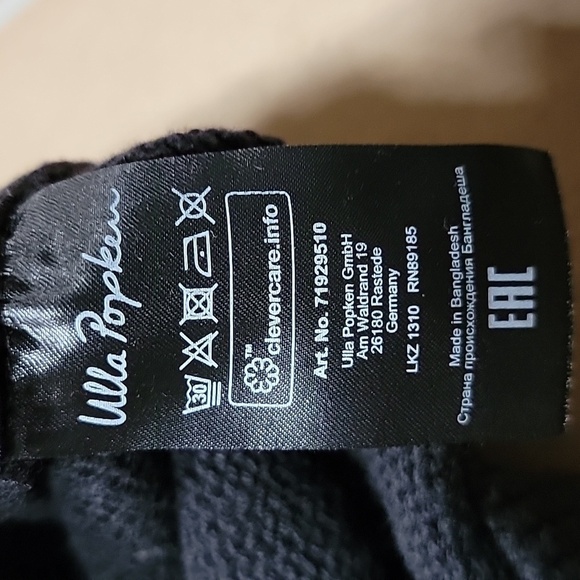 Ulla Popken Size 20/22 Black with Fair Isle Pattern Sleeve Turtleneck Sweater - Picture 10 of 12